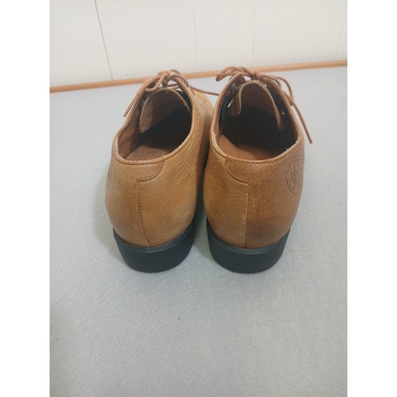 Ariat Jamie Lace Up Kilties Tassel Brown Leather Dress Shoes Oxfords Western 8 - Picture 3 of 8